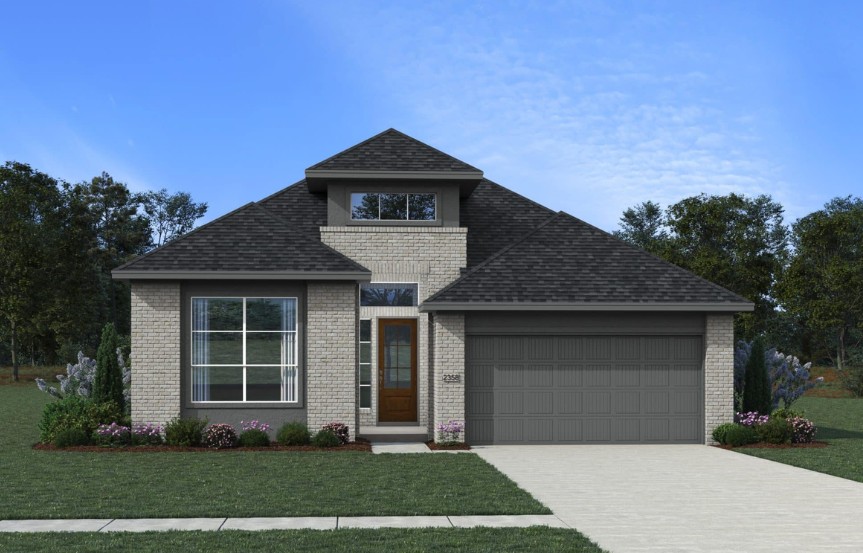 Chesmar 50 Mariah Elev. C1 Stucco With Brick