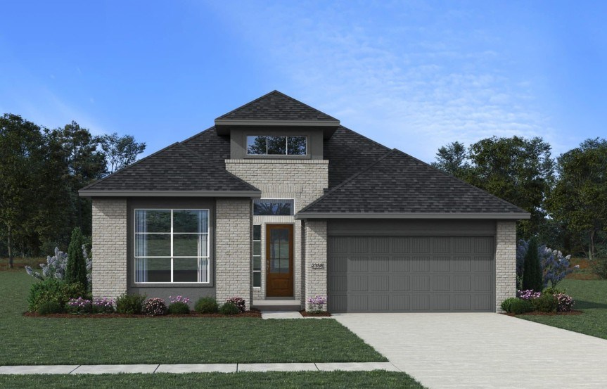 Chesmar 50 Mariah Elev. C1 Stucco With Brick