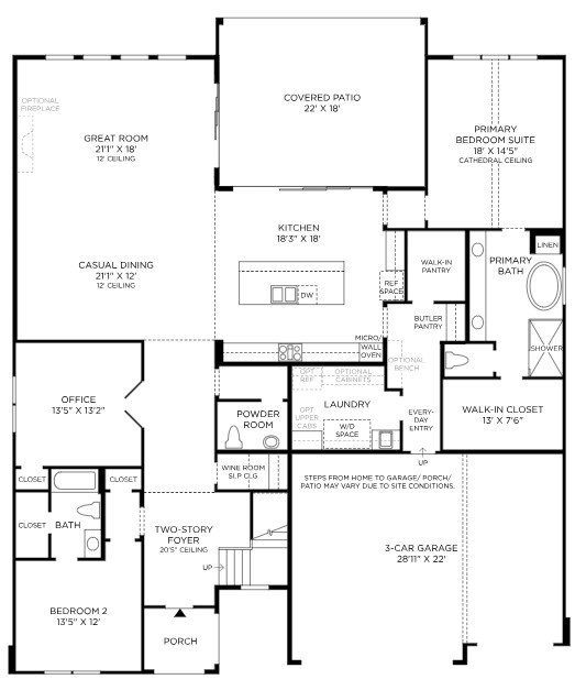 Toll Brothers Lancia Lower Level Options