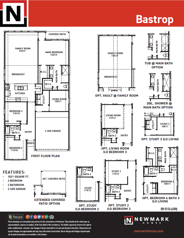 Newmark 45 Bastrop Floor Plan
