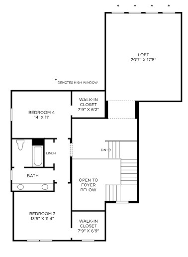 Toll Brothers Lancia Upper Level