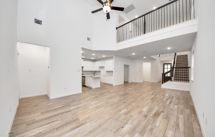 BR40 7227 Blue Gentiana Lane, Living Kitchen Stairs (1)