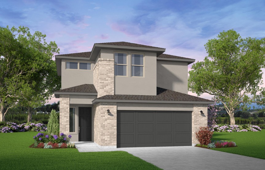 Brookfield 40 Tufts Elev C, Modern Prairie