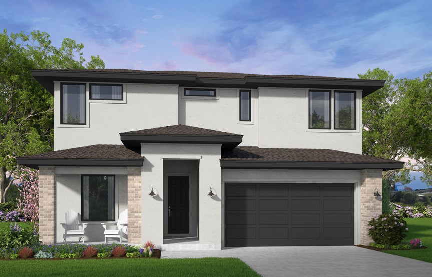 Brookfield 50 Norwich Elev C, Modern Prairie