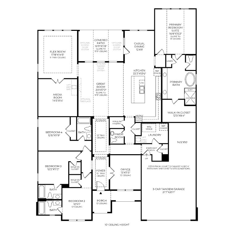Toll Brothers 70 Helena Floor Plan