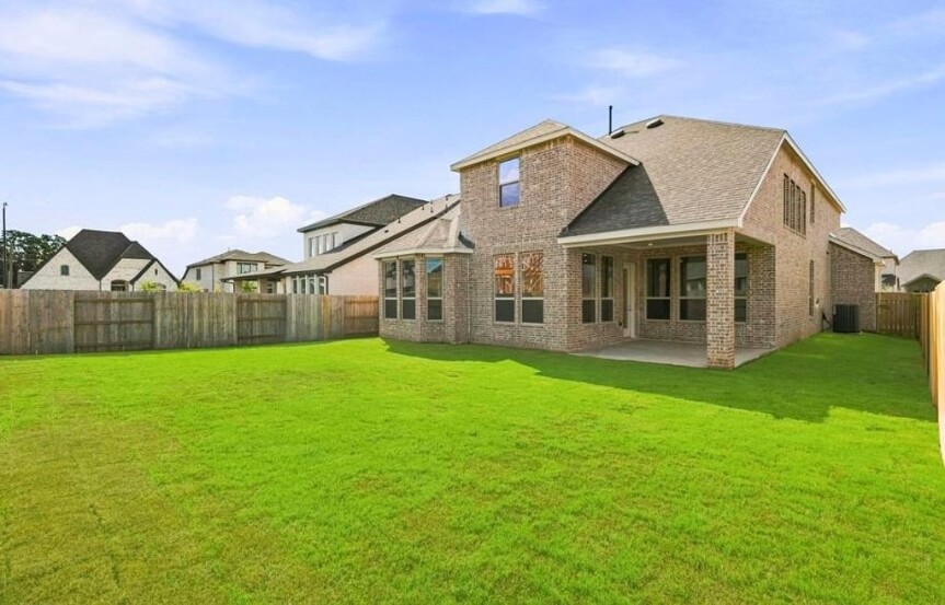 Highland 55 . 25014 Grassdale Ln . Backyard