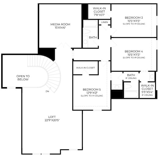 Toll Brothers Vanquish Upper Level