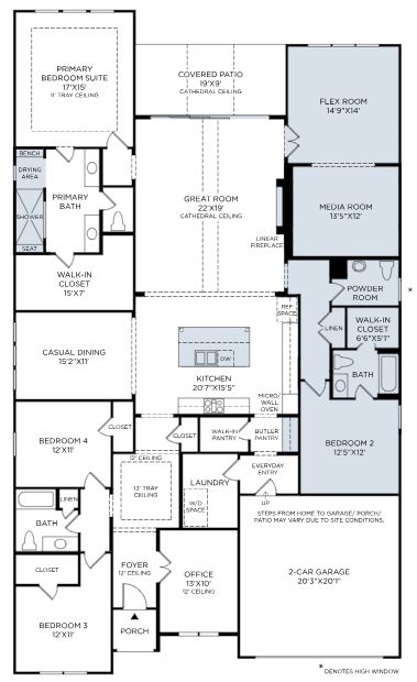Toll Brothers 50 Fenton, Main FP Options
